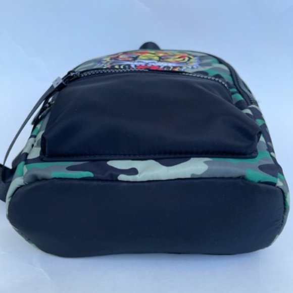 NWT ED HARDY FESTIVAL UNISEX MINI BACKPACK ARMY COLOR TIGER TATTOO CAMOUFLAGE main image 8